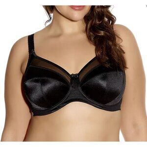 Goddess Black Keira Full Coverage Medium Support Banded Underwire Bra 42DDD